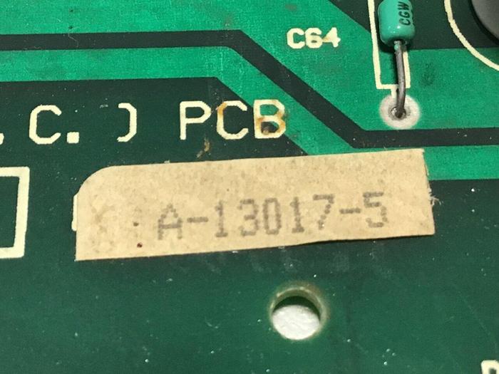 Used BARBER COLMAN Process Ctl Circuit Board A-13017-5 #118142
