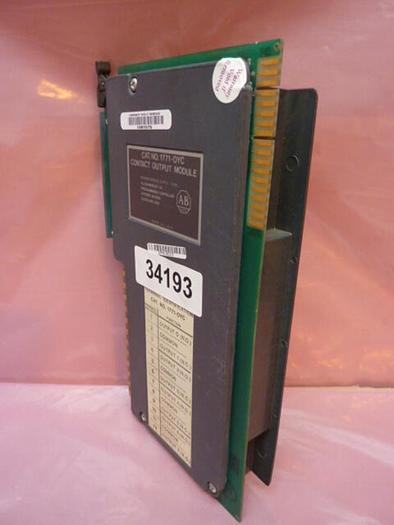 Used ALLEN BRADLEY Contact Output Module 1771-OYC #34193