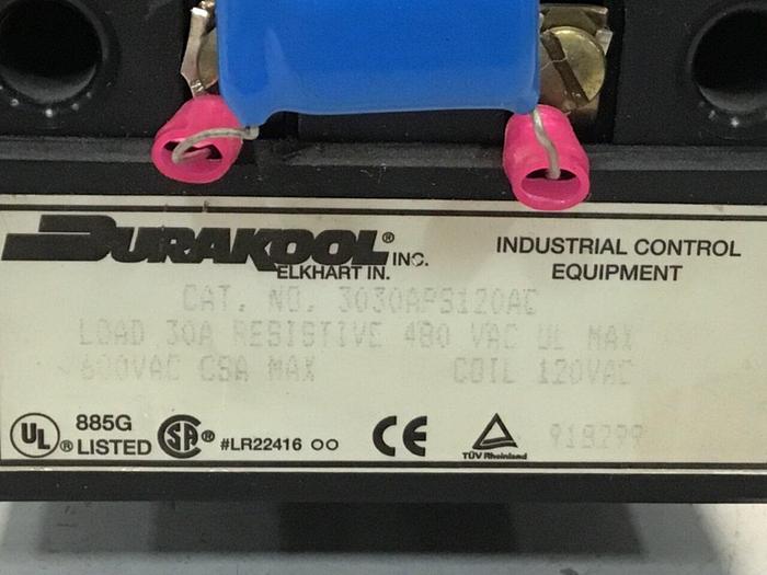 Used DURAKOOL Relay 3030APS120AC Used
