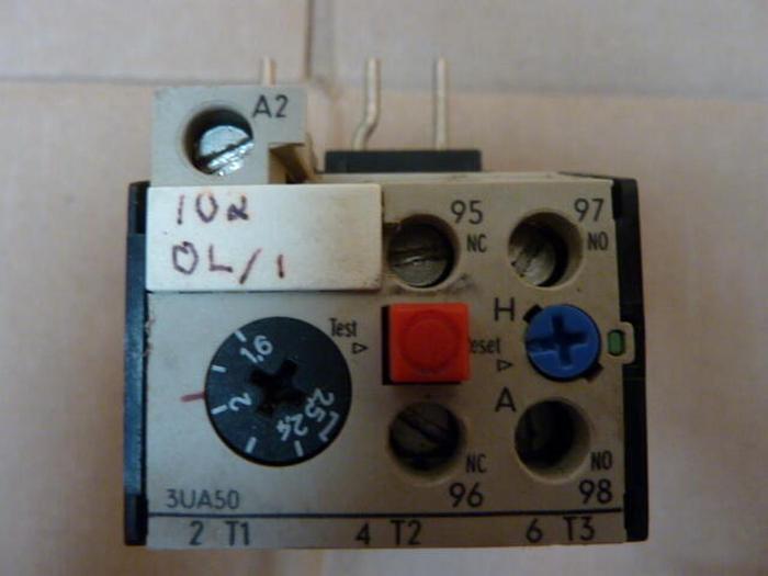Used SIEMENS Overload Relay 3UA5012-1C #27143