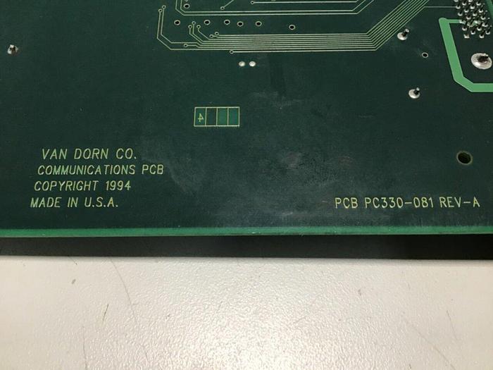 Used VAN DORN Communication Board PC330-081 330-081 Used