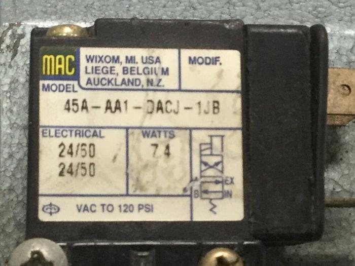 Used THORESON MCCOSH Proportional Valve 45A-AA1-DACJ-1JB #109323