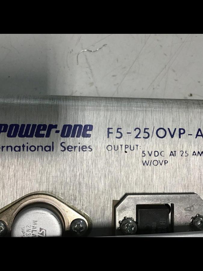 Used POWER-ONE Power Supply F5-25/OVP-A USED