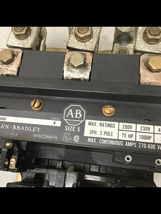 Used ALLEN BRADLEY Starter 702-F0D93 USED #135250