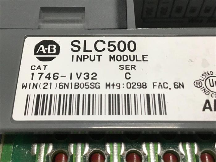Used ALLEN BRADLEY Input Module 1746-IV32 SER C #122916