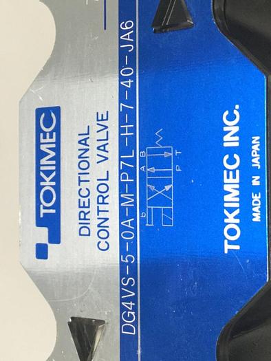 Used TOKIMEC Valve DG4VS-5-0A-M-P7L-H-7-40-JA6 #106408