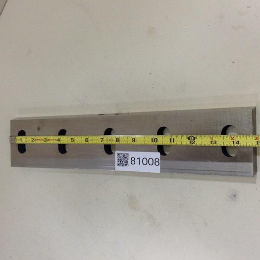 Used ZENITH CUTTER Granulator Blade / Knife G32-455 #81008