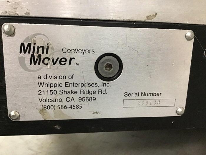 Used MINI MOVER Conveyor 23X15 BELT USED #139186 DNL SCRAPPED