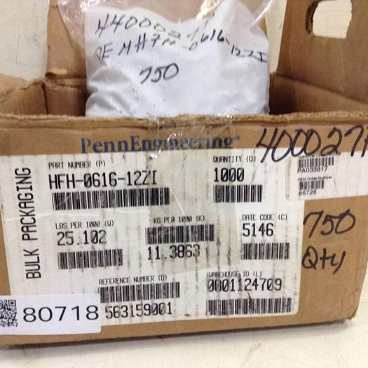 DB ROBERTS PEM Self Clinching Stud HFH-0616-12ZI #80718