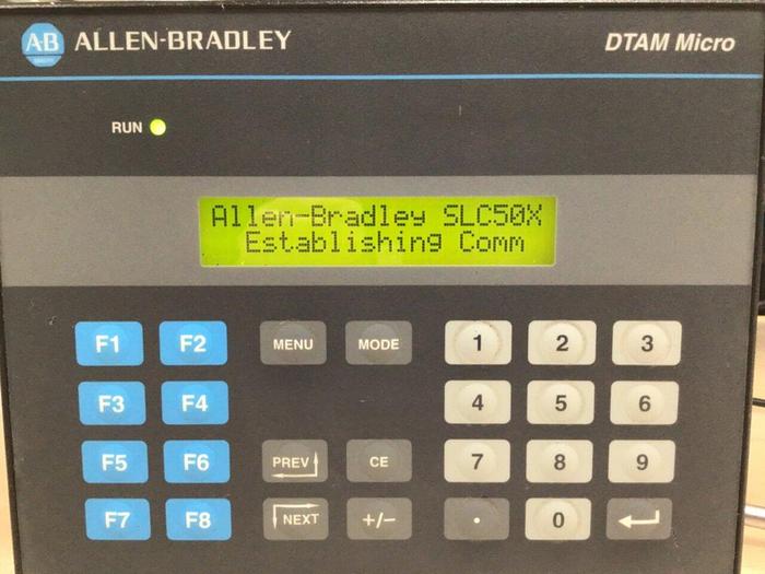 Used ALLEN BRADLEY Operator Panel 2707-M485P3 SER D #121107