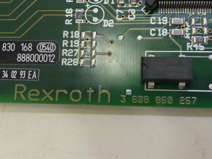Used REXROTH SMETH I/O Interface Module 0 608 830 168 #55117