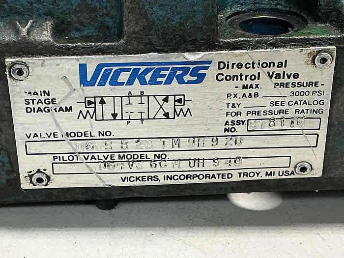 Used VICKERS DG4V-3-6C-M-U-H-9-40