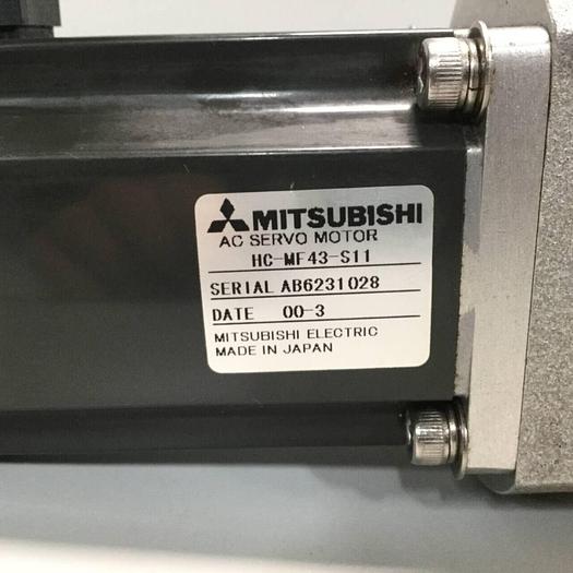 Used MITSUBISHI Servo Motor HC-MF43-S11 #95929
