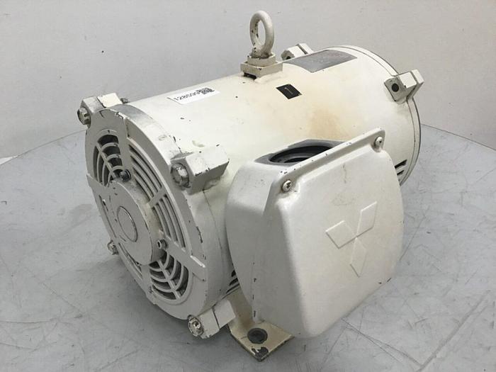 Used MITSUBISHI 20 HP Induction Motor SB-JR 20 HP #128599