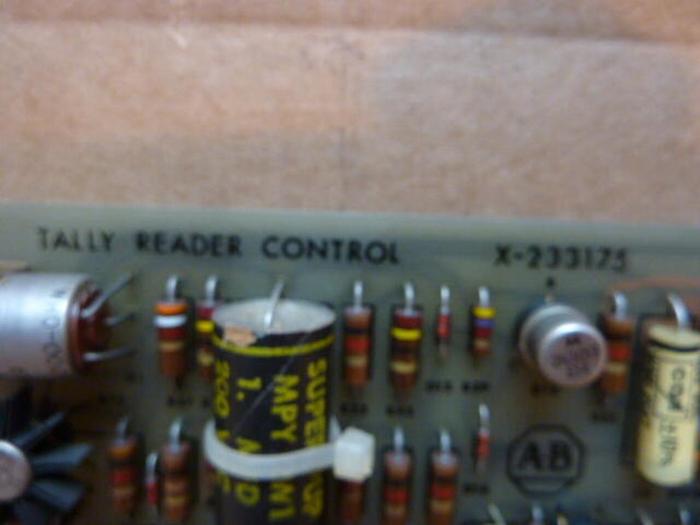 Used ALLEN BRADLEY Tally Reader PC Board X-233175 #27106