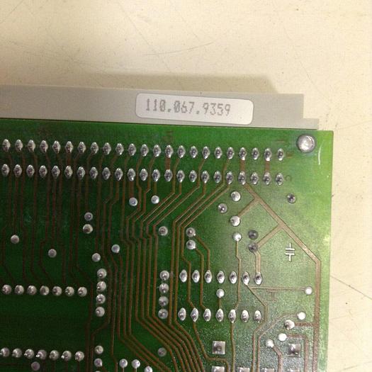 Used NETSTAL Circuit Board HVC 110.240.5174 #77962
