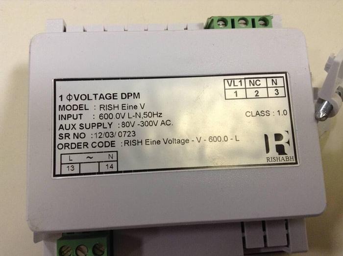 Used RISHABH Digital Panel Meter RISH EINE V #86280