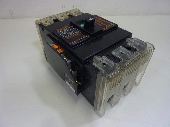 Used FUJI ELECTRIC 60 Amp Circuit Breaker SA103R-60 #46770