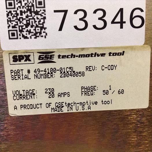 Used TECH MOTIVE TOOL Control Module 49-4100-01C5L Used