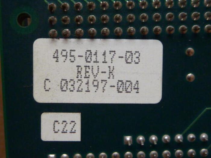 Used PERCEPTRON Frame Grabber 495-0191-00 #29410