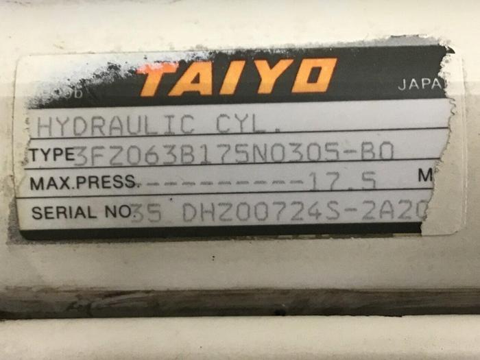 Used TAIYO Injection Sled Cylinder 3FZ063B175N0305-B0 #133842