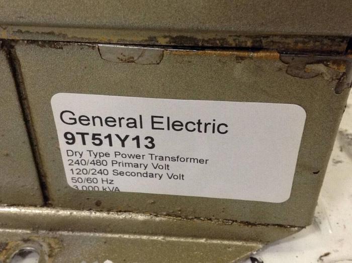 Used GENERAL ELECTRIC (G.E.) 3.000 kVA Transformer 9T51Y13 #84132