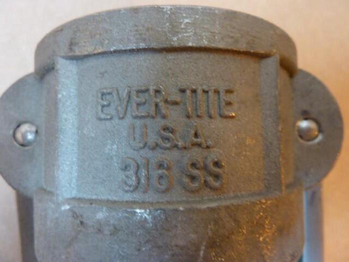 EVER-TITE Connector / End Cap 316 SS #21594