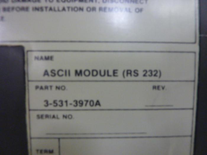 Used CINCINNATI MILACRON Communication Module 3-531-3970A #62552