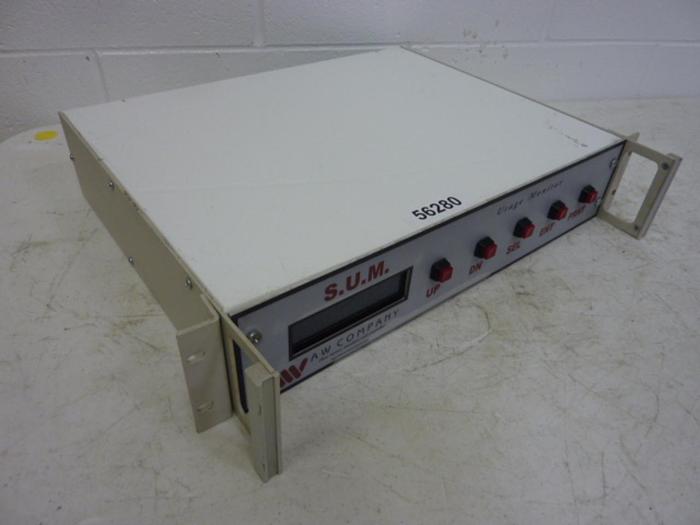 Used AW COMPANY Flow Meter Monitor USAGE MONITOR280 #56280