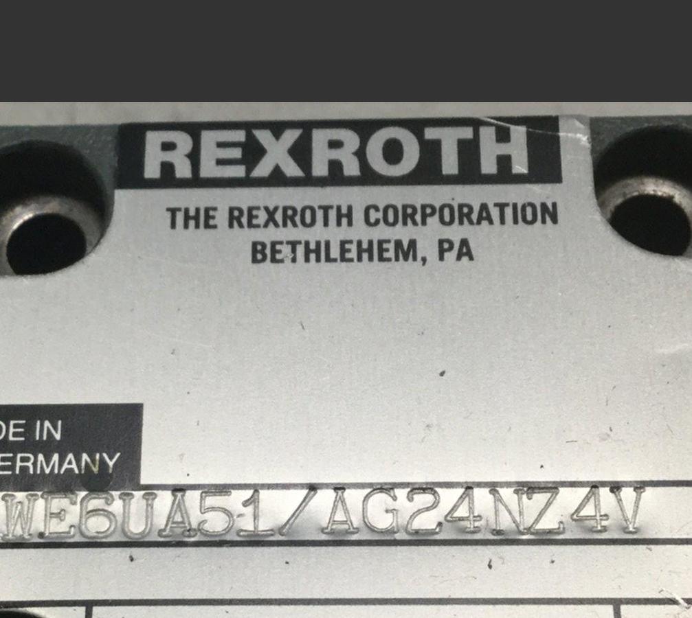 Used REXROTH Valve 4WE6UA51AG24NZ4V USED