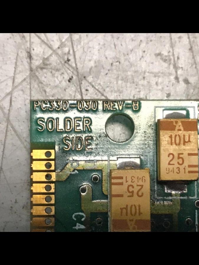 Used VAN DORN Temperature Circuit Board PC330-021 330-021 #143163