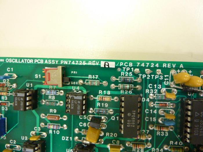 Used RANSBURG Oscillator Board 74725 #44770
