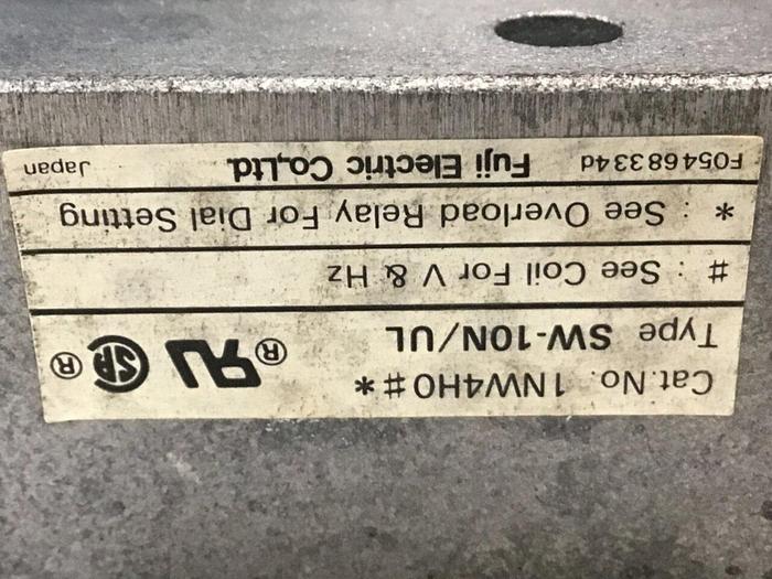 Used FUJI ELECTRIC Contactor SC-10N/UL 1NC4H0 #135521