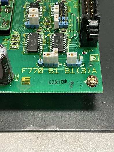 Used FUJI VT-1000IID Control Display Panel Used