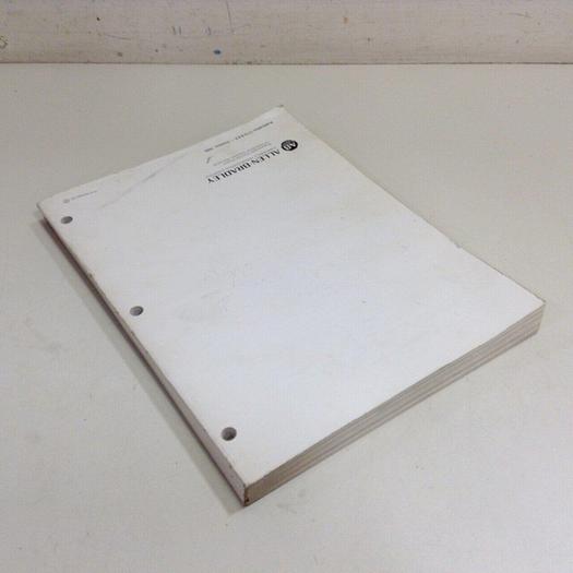 Used ALLEN BRADLEY Programming & Operations Manual 1772-6.8.6 #70864