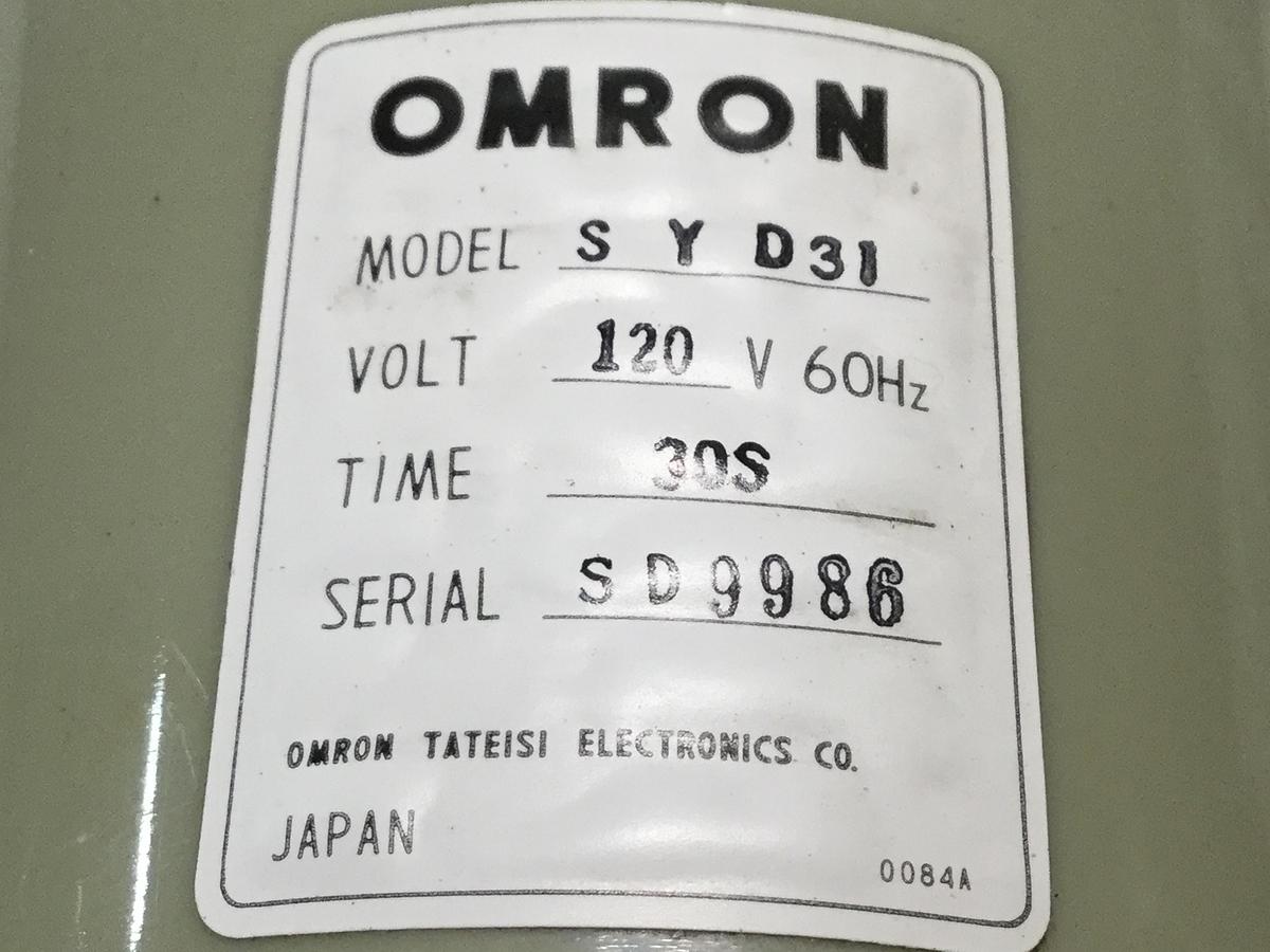 Used OMRON Timer SYD31 Used