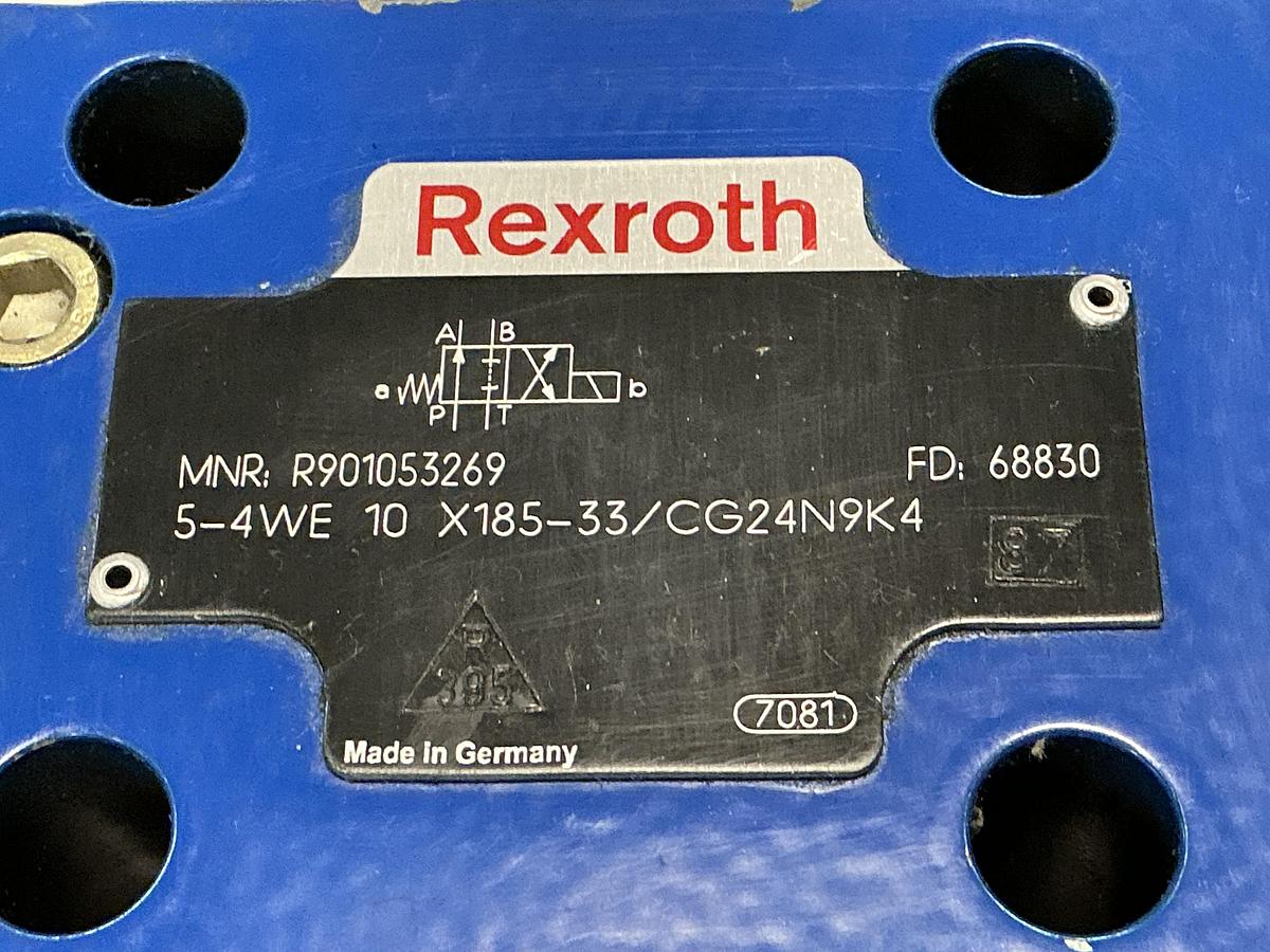 Used REXROTH 5-4WE 10 X185-33/CG24N9K4