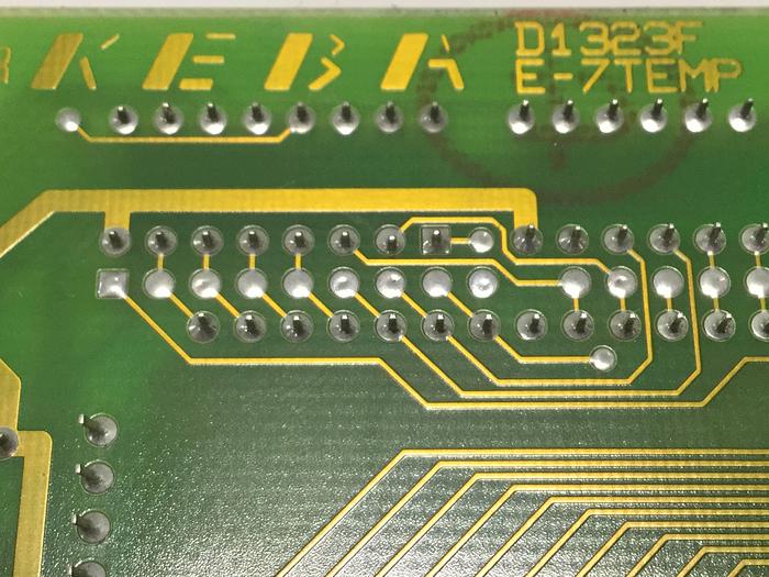 Used KEBA Circuit Board E-7TEMP D1323F Used