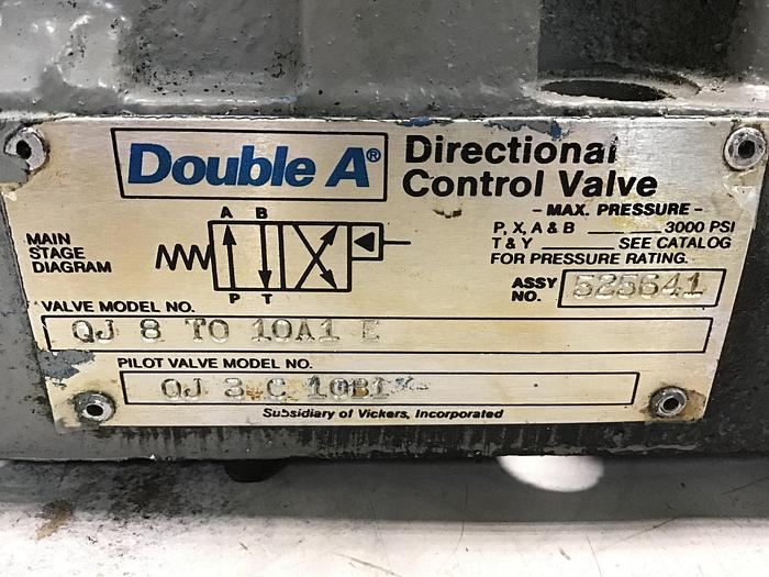 Used DOUBLE A QJ8T010A1E Valve Used #142154