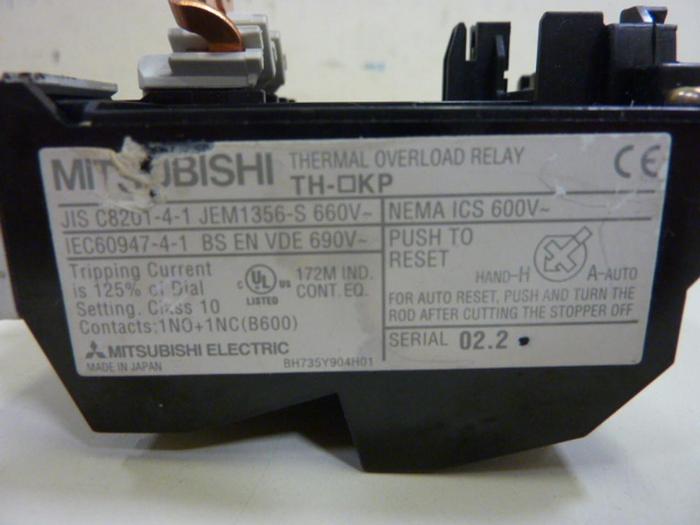 Used MITSUBISHI Overload Relay TH-N20KP #64243