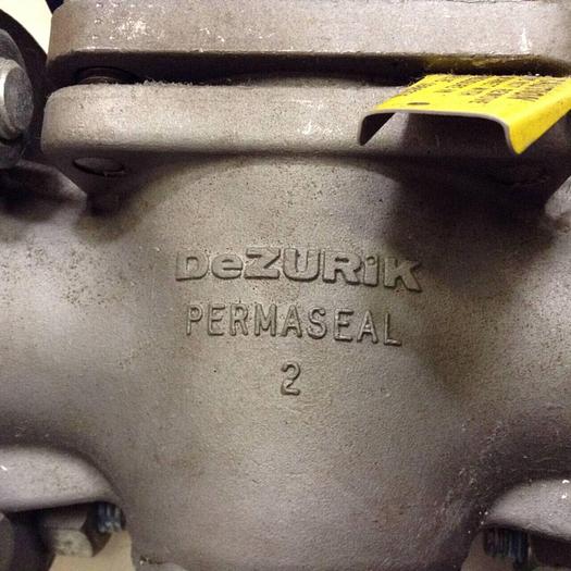 Used DEZURIK 316 Stainless Steel Bypass Valve w/ Actuator 9220443 #75561