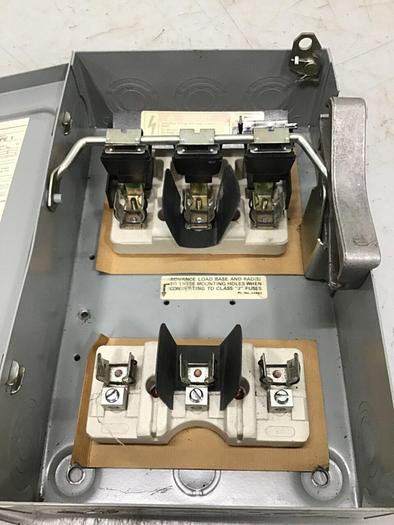 Used SIEMENS 30 Amp ITE Heavy Duty Vacu-Break F-351 #122031