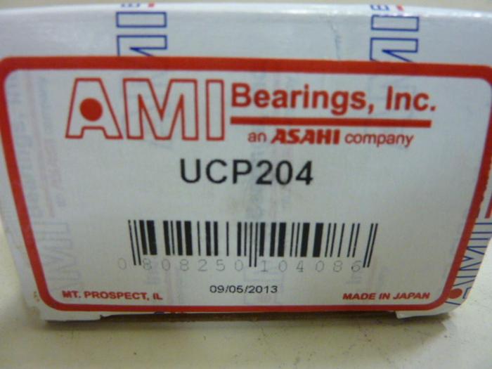 AMI BEARINGS Pillow Block Bearing UCP204 #66488