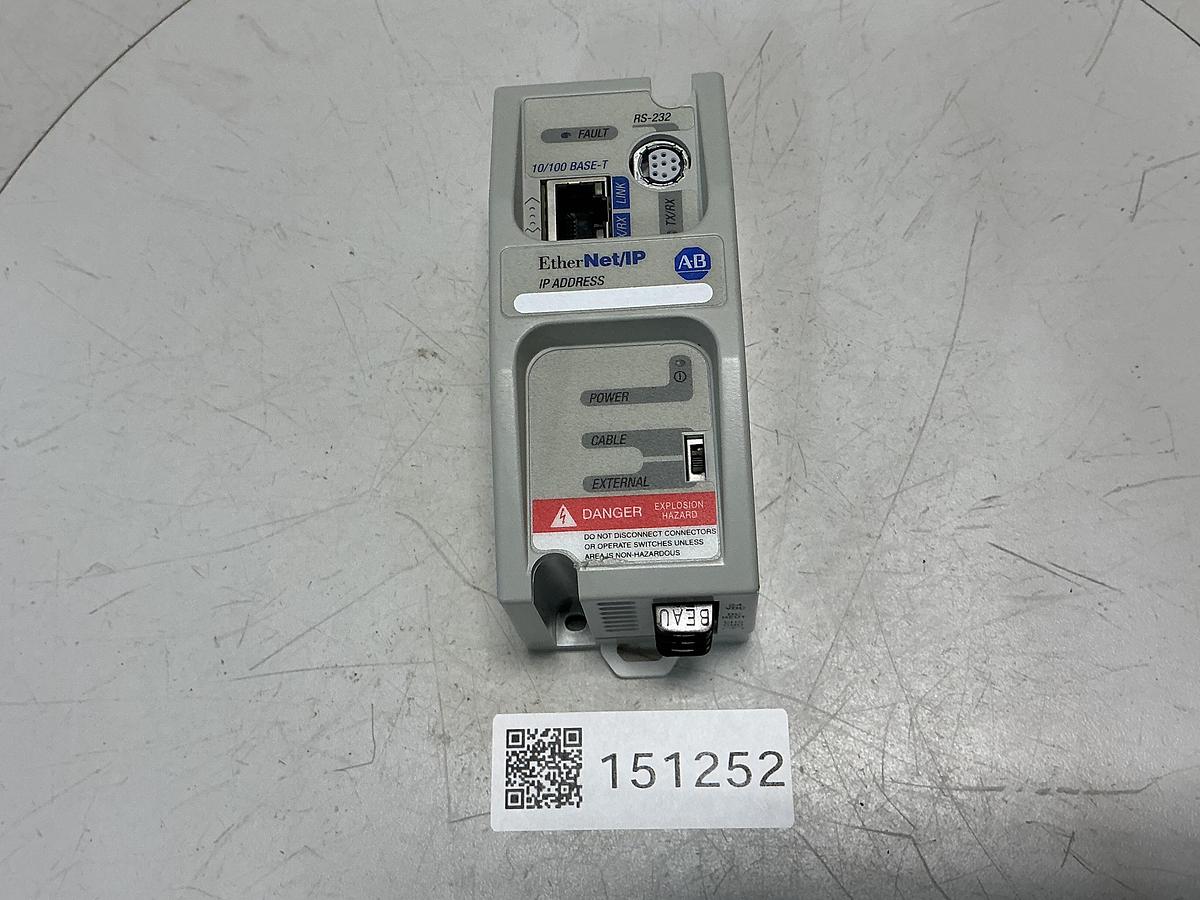 Used ALLEN BRADLEY 1761-NET-ENI SER.D
