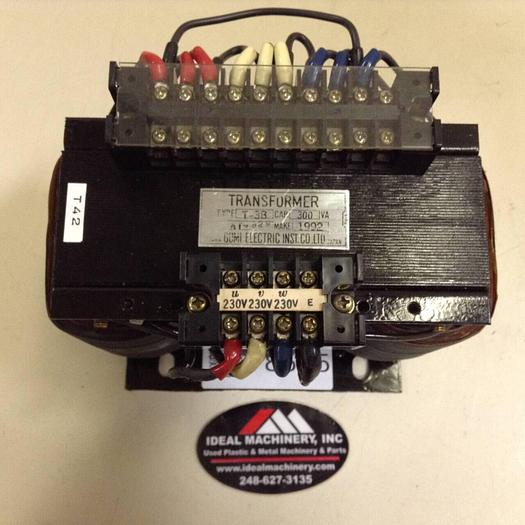 Used GOMI ELECTRIC 0.3 kVA Transformer T-3B #78565