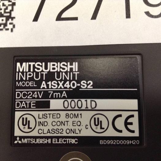 Used MITSUBISHI Input Unit A1SX40-S2 #72720