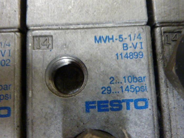 Used FESTO Control Block / Valve Terminal IFB8-02 #52835