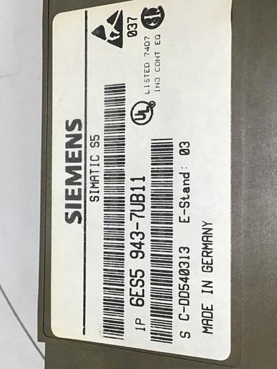 Used SIEMENS Simatic S5 6ES5 943-7UB11 #112125