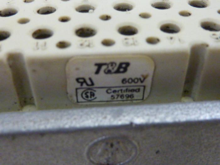 Used THOMAS & BETTS Connector & Housing 57969 #54617