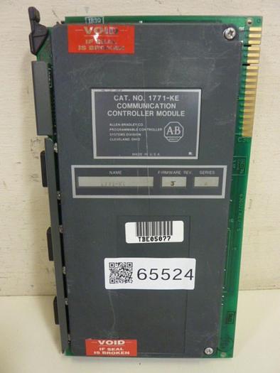 Used ALLEN BRADLEY Communication Control Module 1771-KE SER A #65524